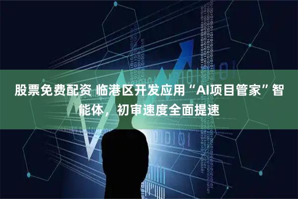 股票免费配资 临港区开发应用“AI项目管家”智能体，初审速度全面提速